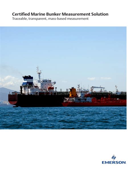 Brochure: Certified Marine Bunker Measurement Solution .